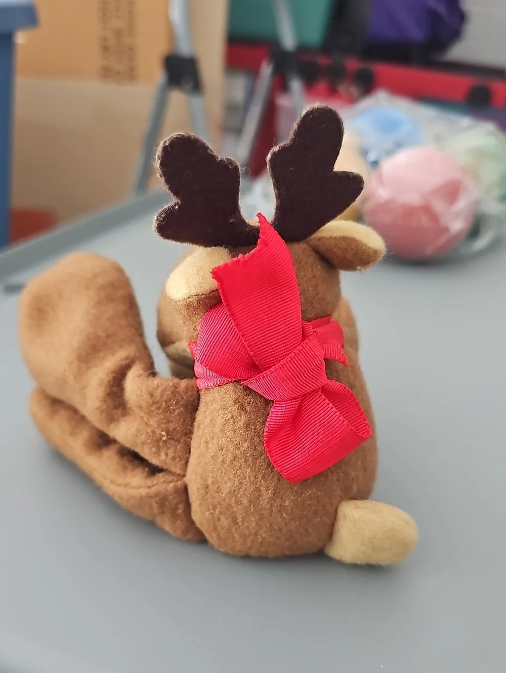 Rodney Reindeer Bean Bag Plush Christmas Vintage Deer Buck 🦌